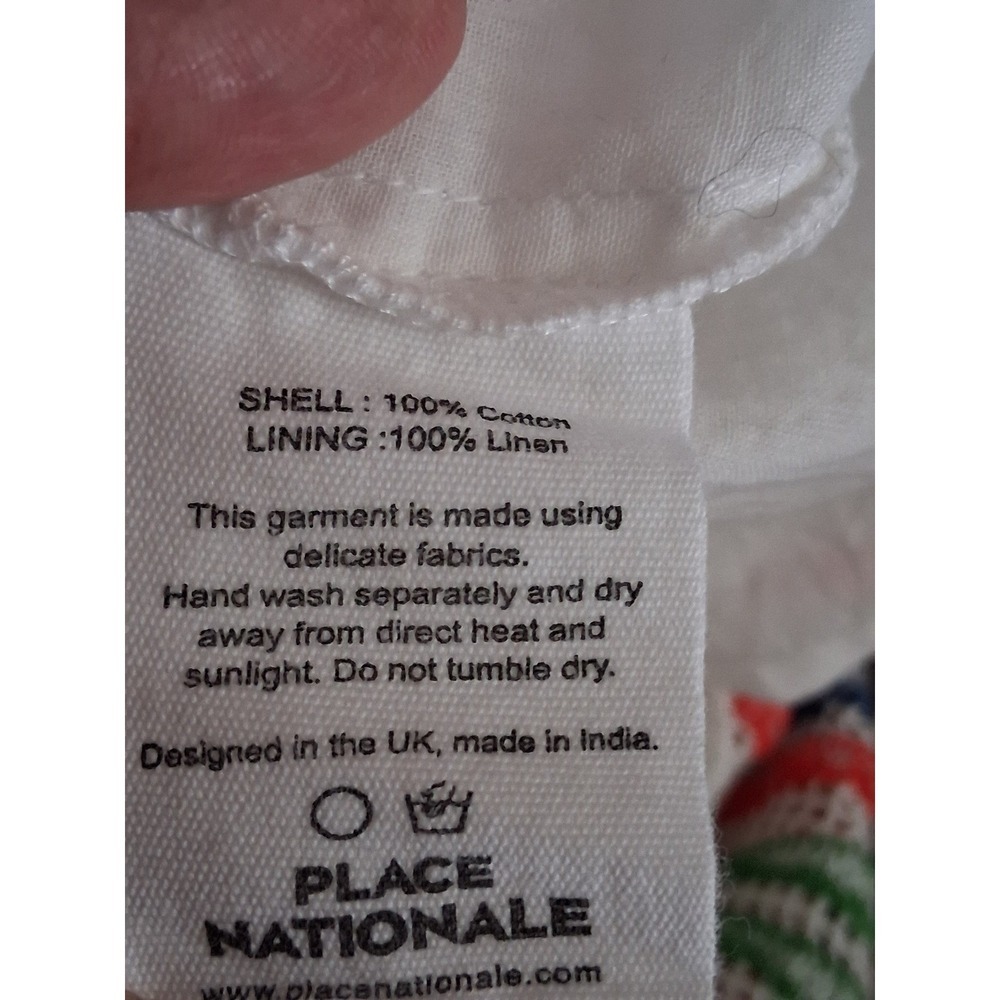Place Nationale Free People Le Gosier White Embroidered Maxi Skirt Size 2 NWT - Picture 8 of 11